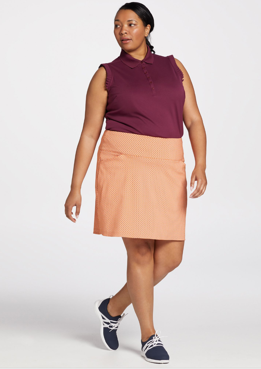 Women's plus sale size golf skorts